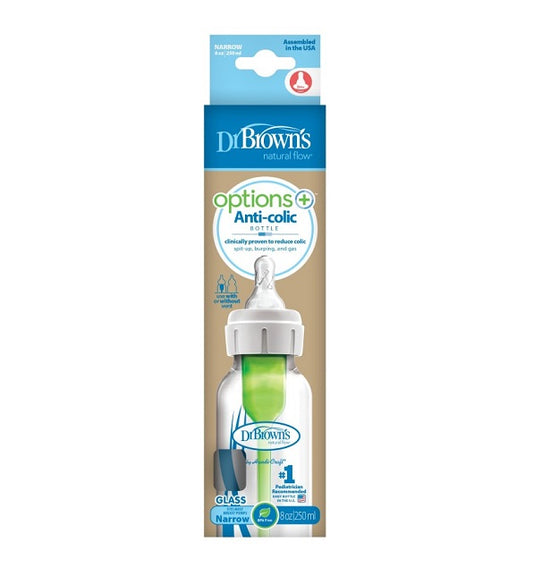 Dr brown's Biberon cole etroit en verre 250ml SB41001