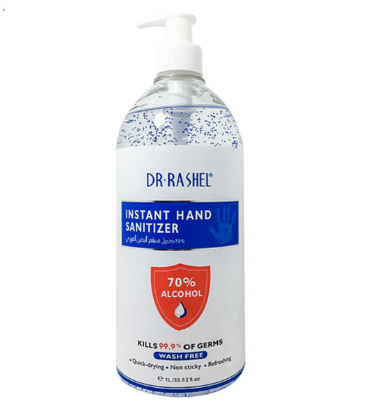 DR RASHEL DESINFECTANT INSTANT HAND SANITIZER Gel 75% ALCOHOL 1L