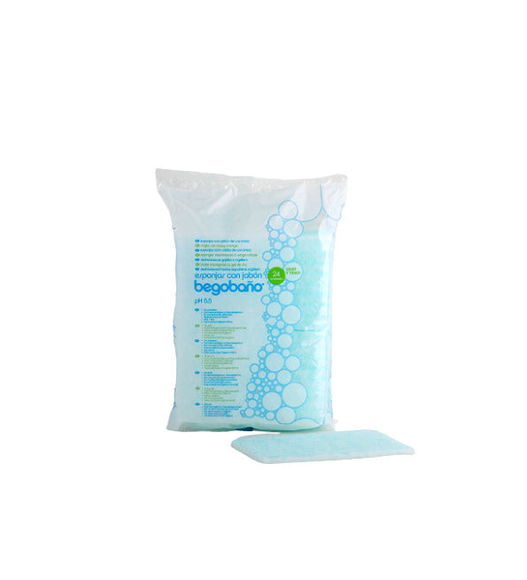 Begobano eponge savonneuse 100 gr 24 unités