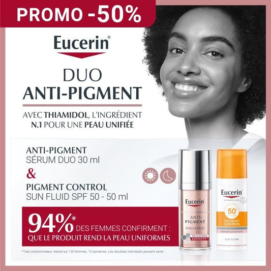 Eucerin ANTI-PIGMENT SERUM DUO 30 ML + Ecran pigment spf50 OFFERT