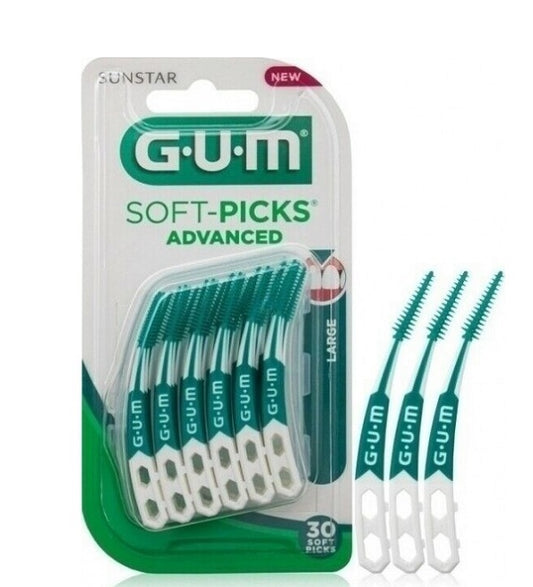 Gum Soft Picks Advanced Large 30 Pièces 651