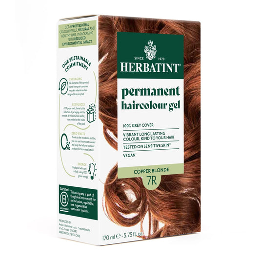 Herbatint Coloration Permanente Blond Cuivré 7R 170ml
