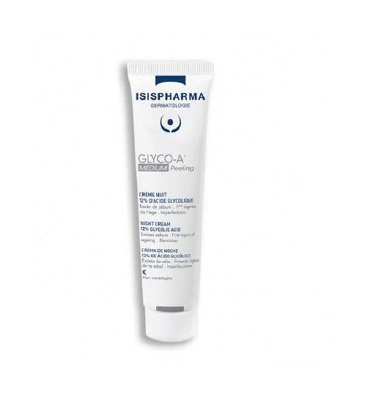 ISISHARMA GLYCO-A MEDIUM Peeling Crème Nuit 12% d'acide glycolique 30ml