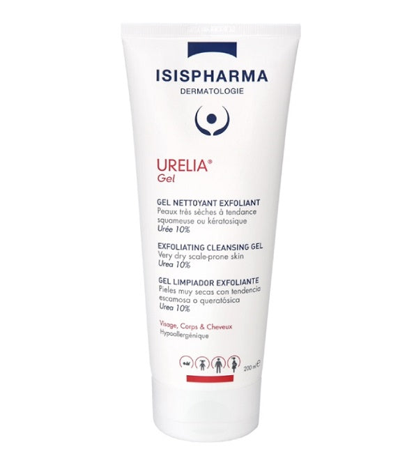 isispharma-urelia-gel-nettoyant-exfoliant-200-ml