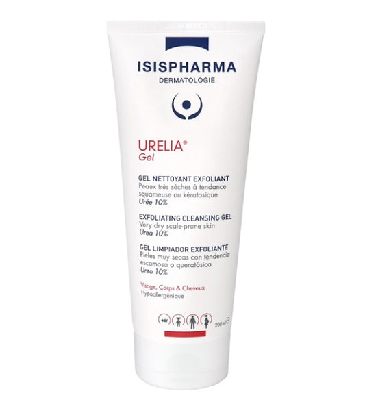 isispharma-urelia-gel-nettoyant-exfoliant-200-ml