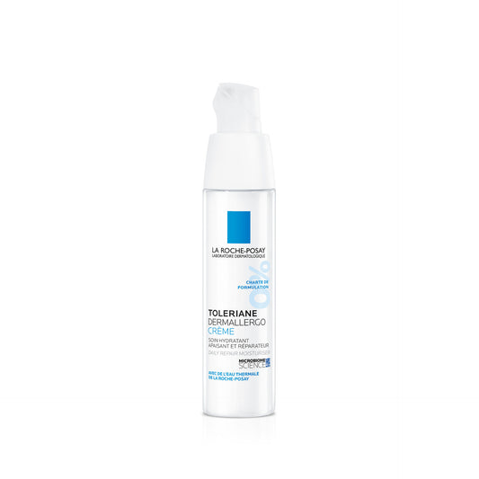 La Roche-Posay Toleriane Dermallergo Crème Apaisante, hydratante &amp; réparatrice | Peau Intolérante, Ultra sensible et Allergique | 40ml