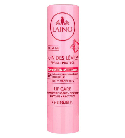 Laino Soin Des Lèvres Pailleté Senteur Fraise – 4 G
