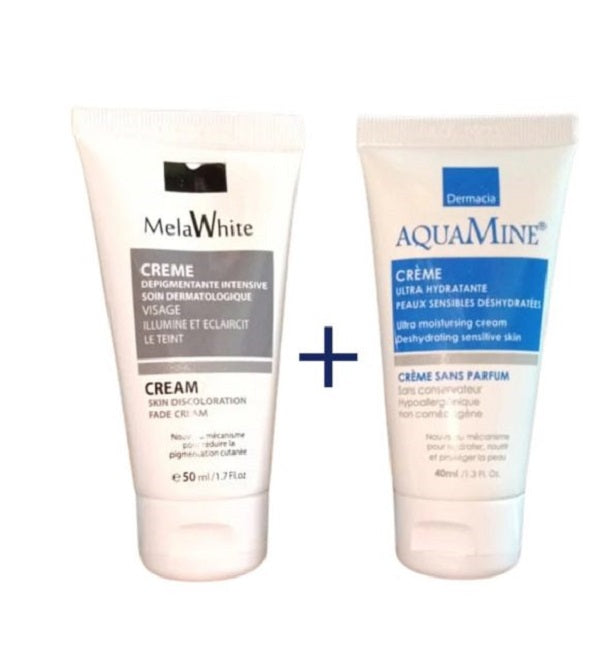 Dermacia Melawhite Crème Dépigmentante Intensive - 40 ml + Aquamine Offerte
