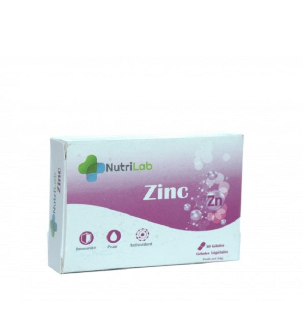 NUTRILAB ZINC 30 GÉLULES