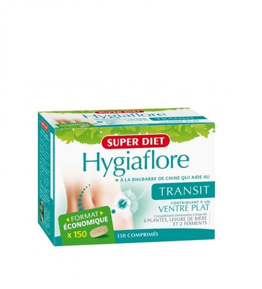 Super Diet Hygiaflore Transit Ventre Plat - 150 Comprimés