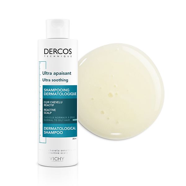 Vichy Dercos Shampoing Ultra Apaisant Cheveux Normaux à Gras | 200ml
